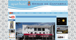 Desktop Screenshot of aparthotelbrisasdecantabria.cl